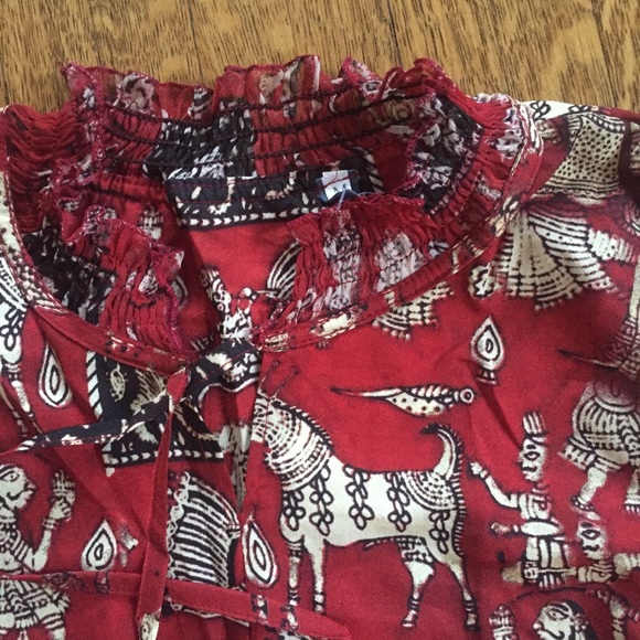 Flowey chiffon dress medium - Picture 7 of 8