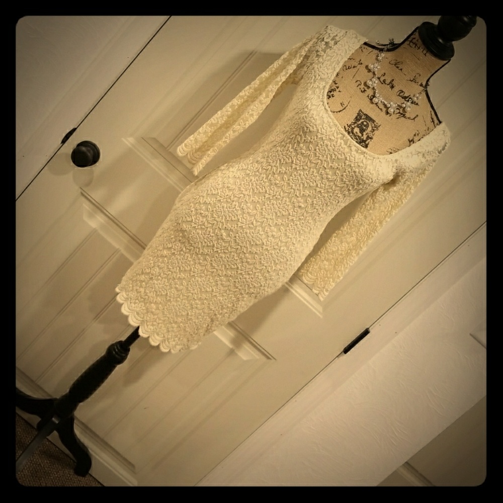 Ivory Lace Dress