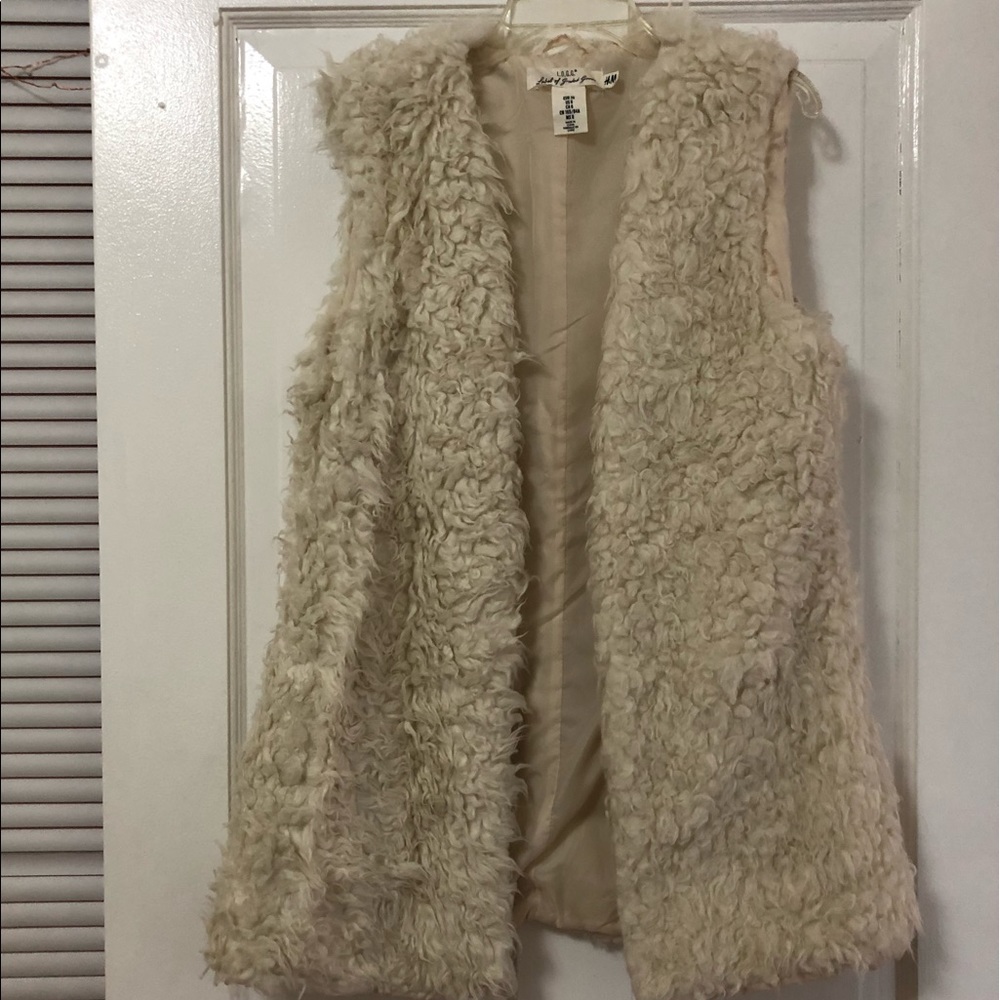 H&M fuzzy vest