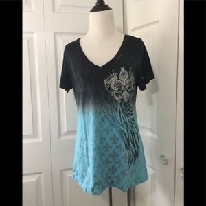 ♡ Urban X ♡♡Bling♡♡ Fleur de Lis Top♡