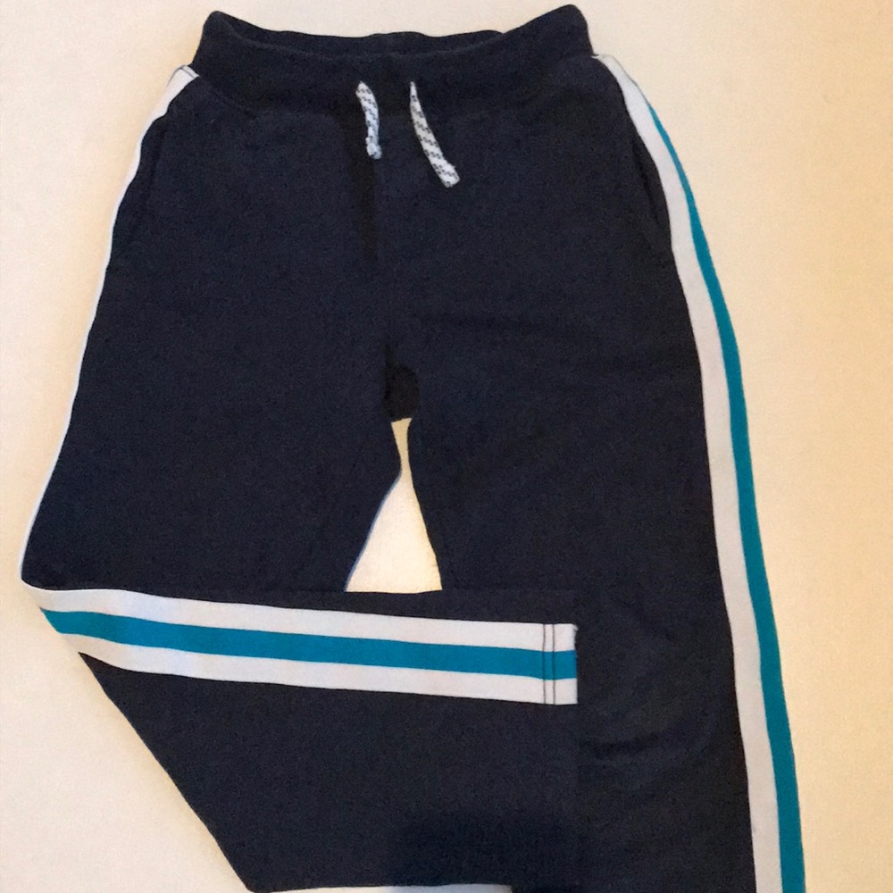 BOYS SIZE 7 GYMBOREE NAVY SWEATPANTS