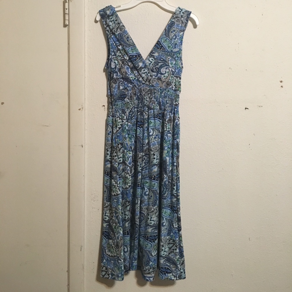 Blue sun dress