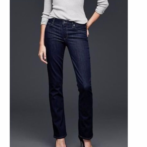 GAP Denim - GAP 1969 Dk Wash Denim Flap Pocket Boot Cut Jeans