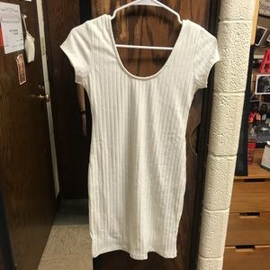 off white bodycon dress