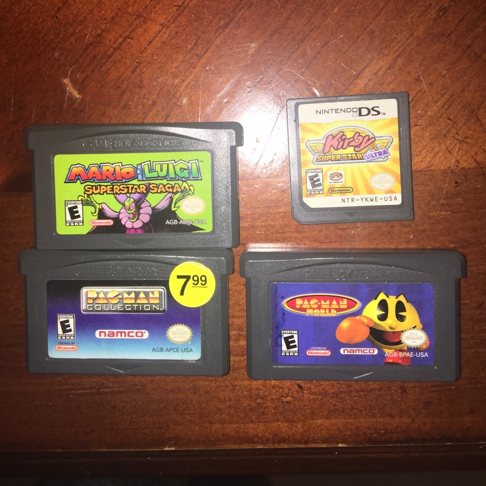 Game boy games and ds