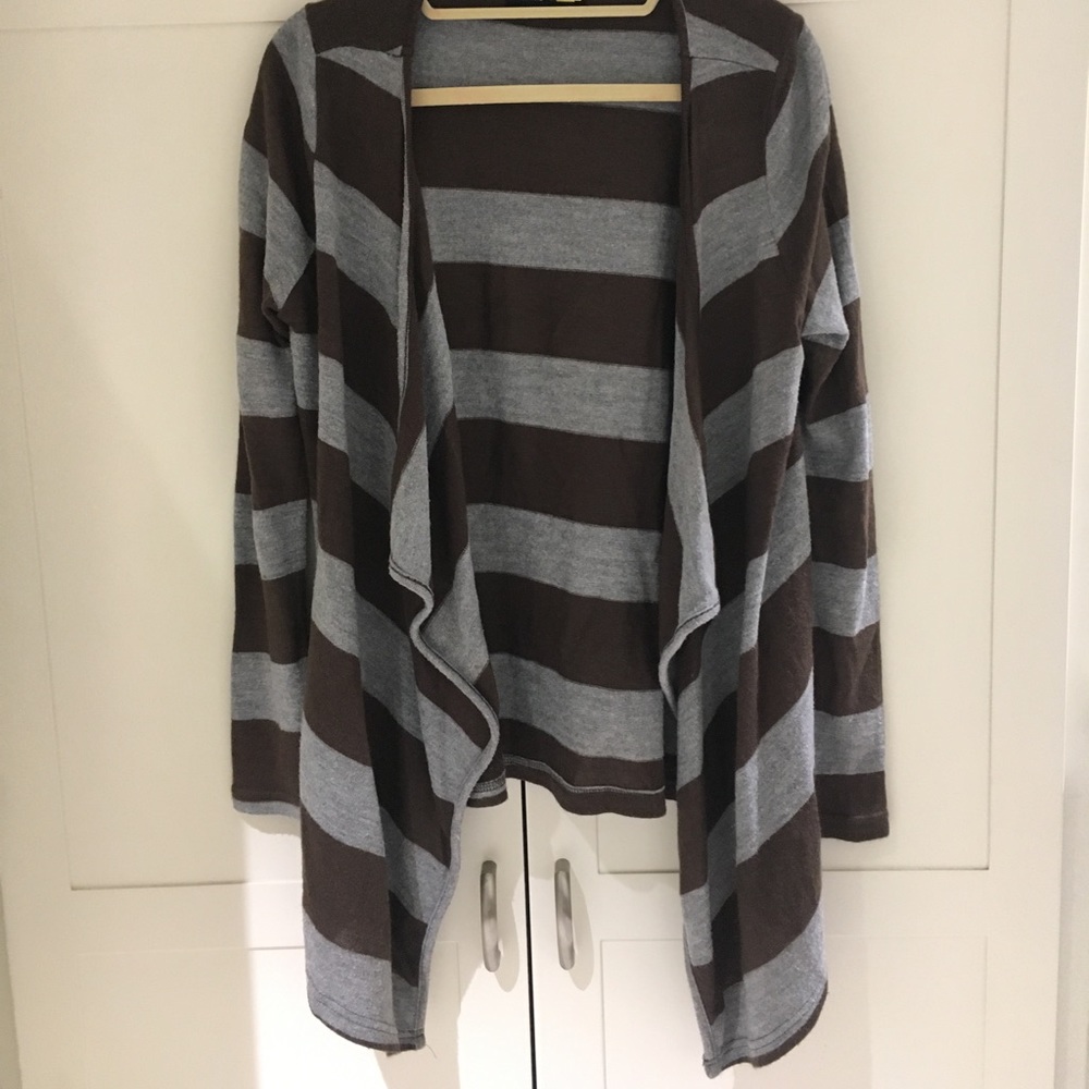 Striped cardigan