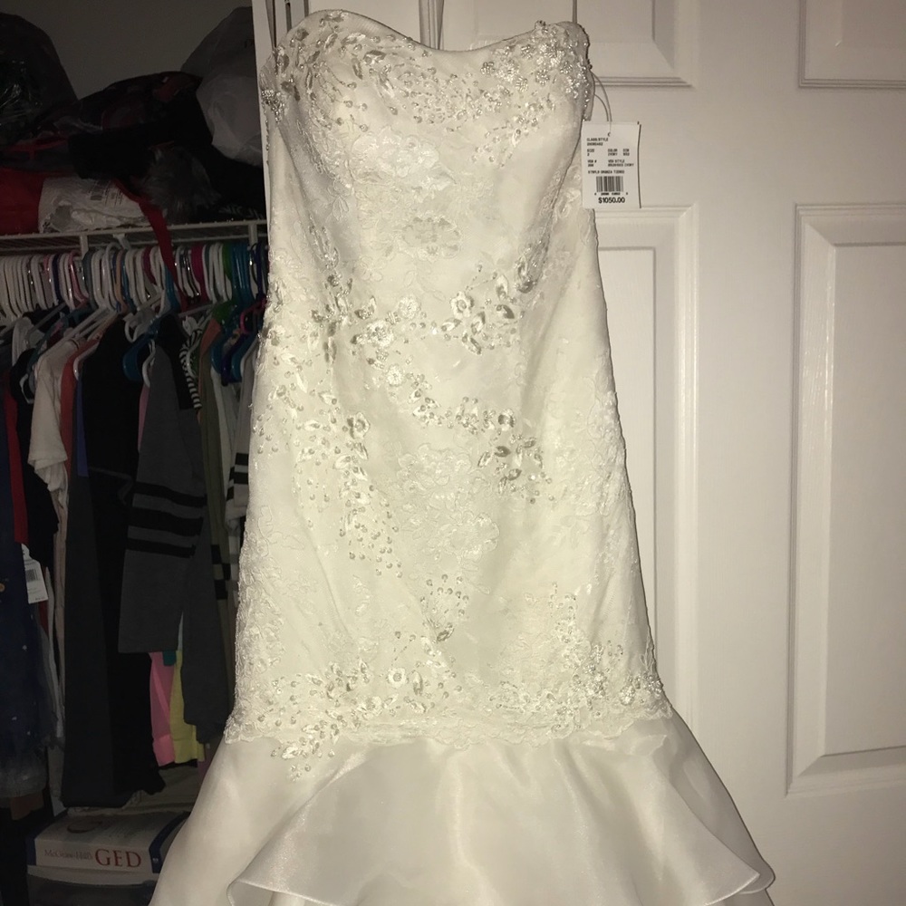 Melissa Sweet Floral Lace Wedding Dress