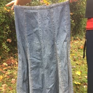 Vintage jean skirt