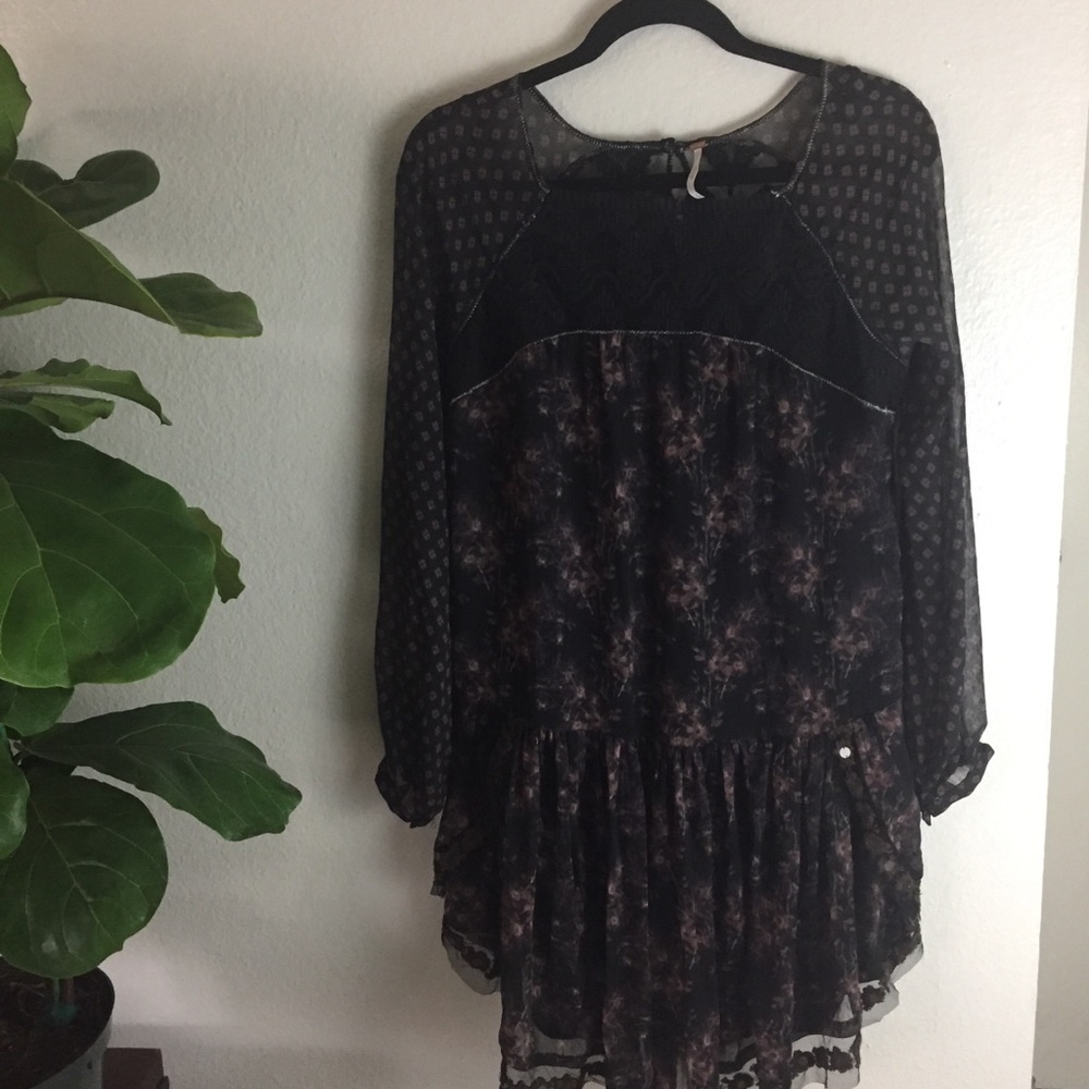 Free People Dress Flowy Top