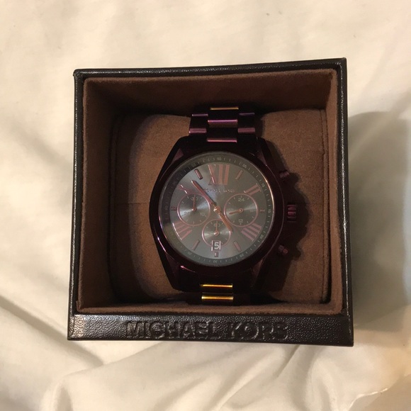 michael kors bradshaw plum