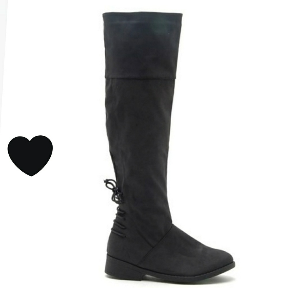 Boots color Black Distress Nubuck PU PRICE IS FIRM - Picture 4 of 5