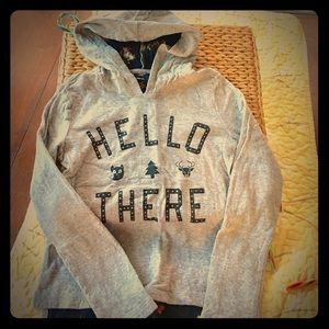 VGUC Gapkids Gray hoodie Size 8 girls