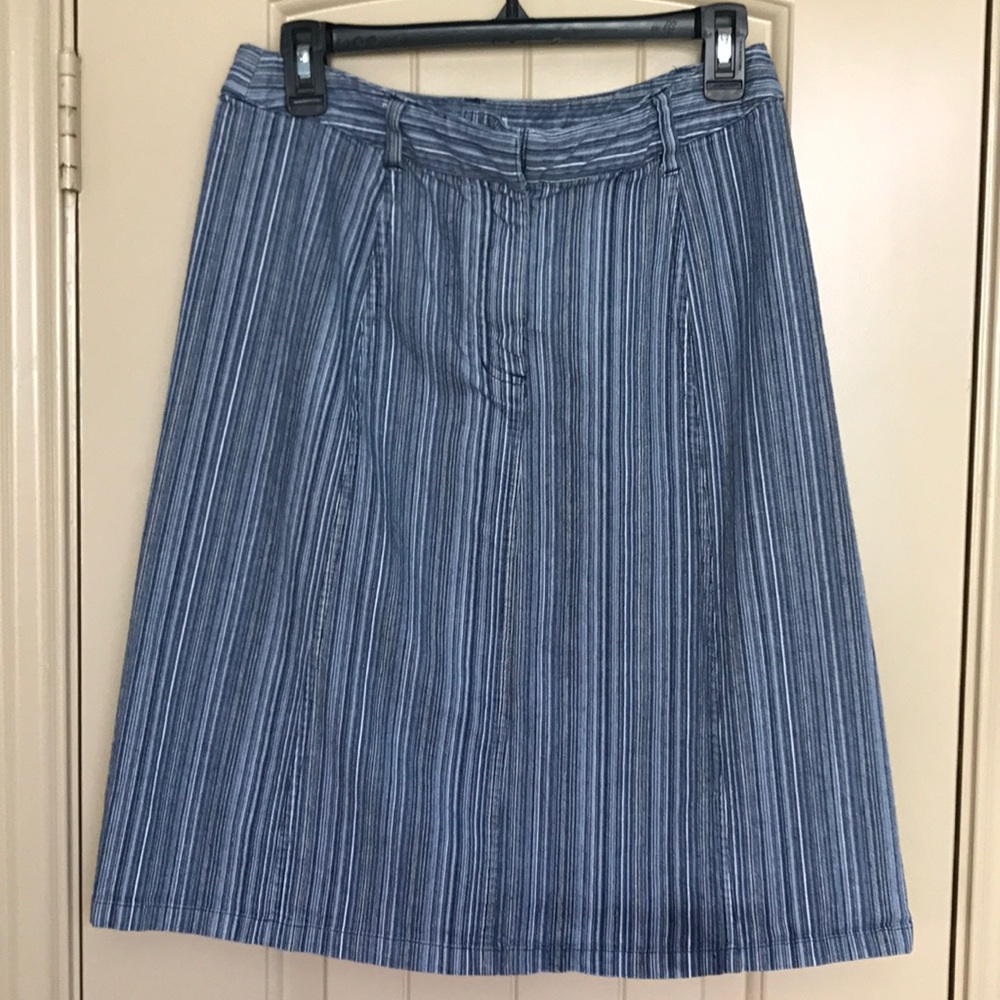 Retro/Vintage Christopher & Banks Striped skirt