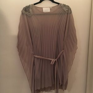 [lush] pleated tunic