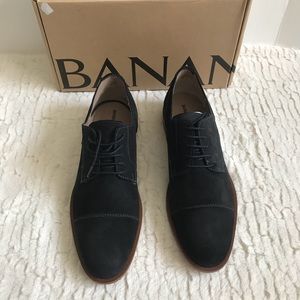 NIB Banana Republic Suede Dress Shoes Men’ Size 11