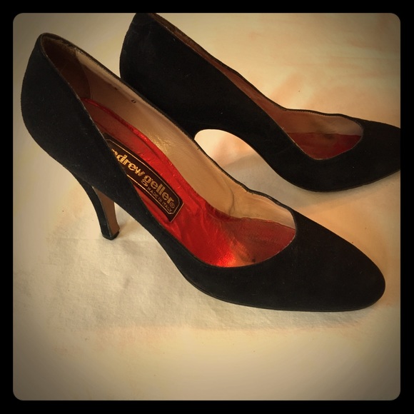 Andrew Geller Shoes - Andrew Geller Suede dress pumps
