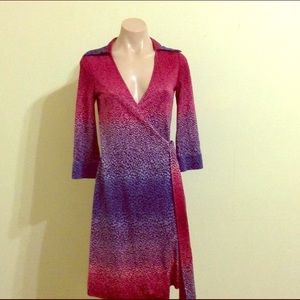 DVF Multicolor wrap dress