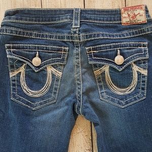 TRUE RELIGION "Rainbow Billy" jeans size 31
