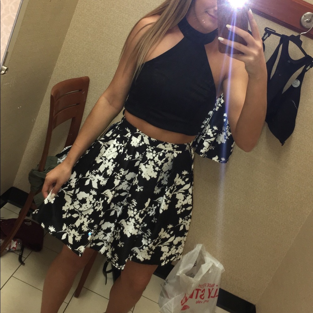 Short Formal Dress Two Piece