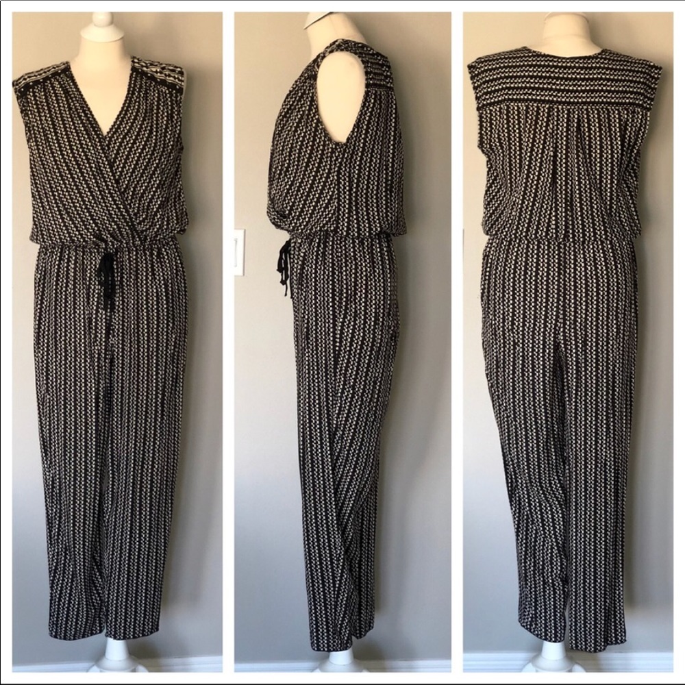 Max Studio romper pant suit M