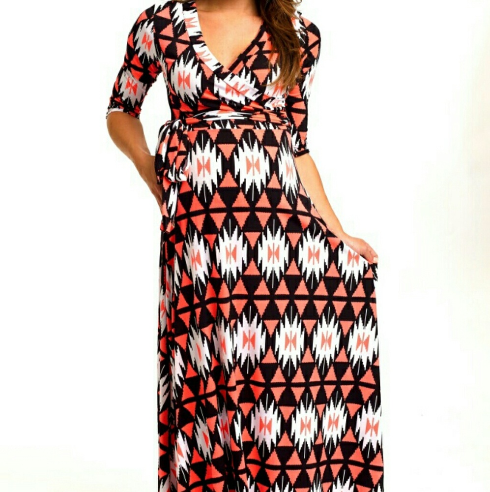 Pinkblush maternity nursing dress