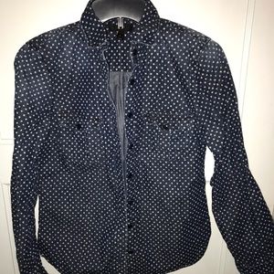 J. Crew Keeper Chambray Shirt in Star Dot