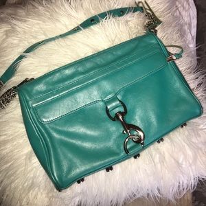 Authentic teal Rebecca Minkoff M.A.C. Crossbody