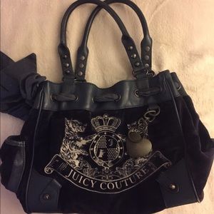 Juicy couture blk velvet