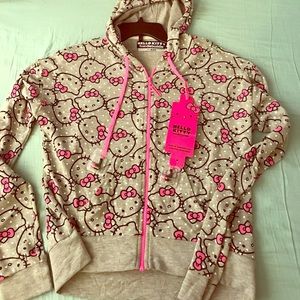 New Hello kitty jacket with built in headphones