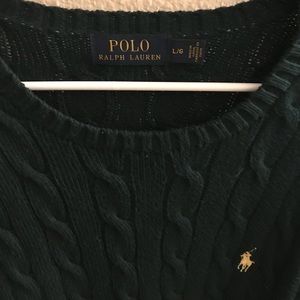 Wool Green Ralph Lauren Sweater