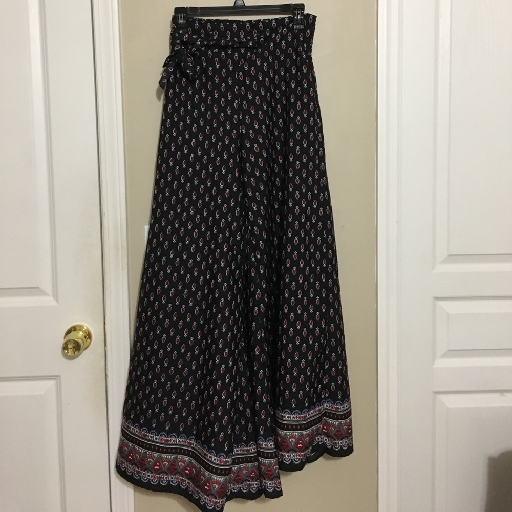 Paisley wide legged pants