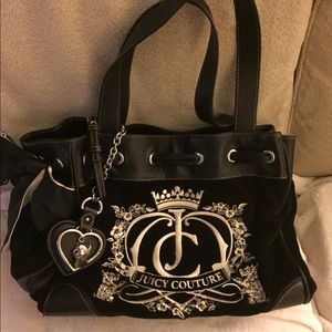 Juicy couture velvet bag