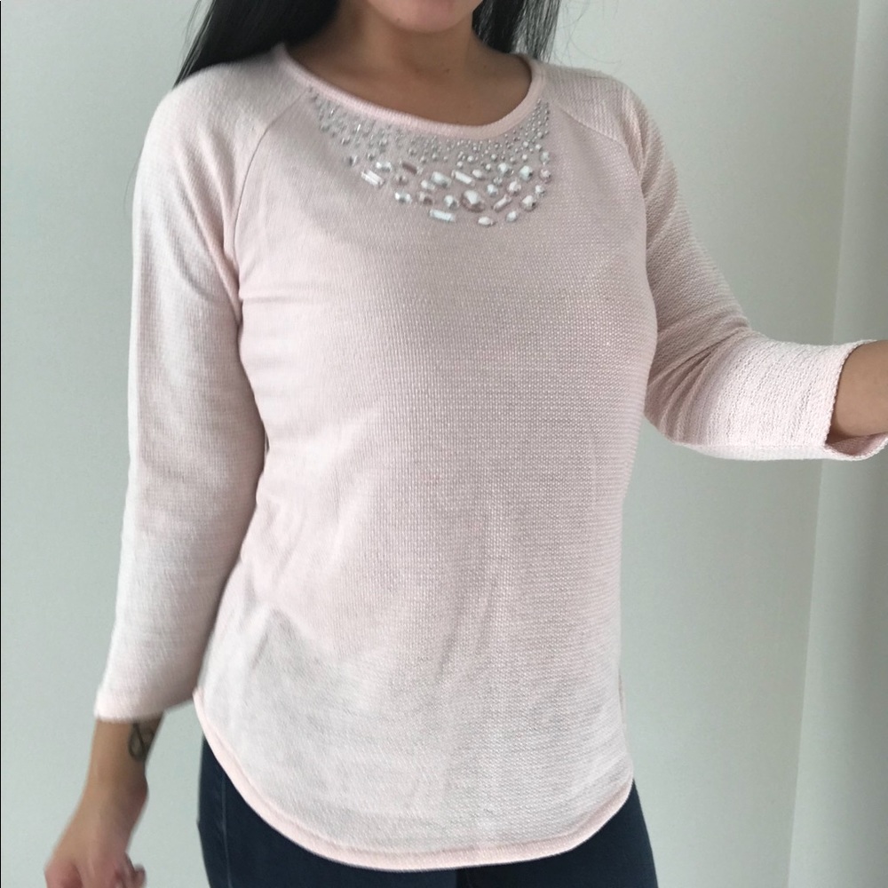 Jeweled long sleeve