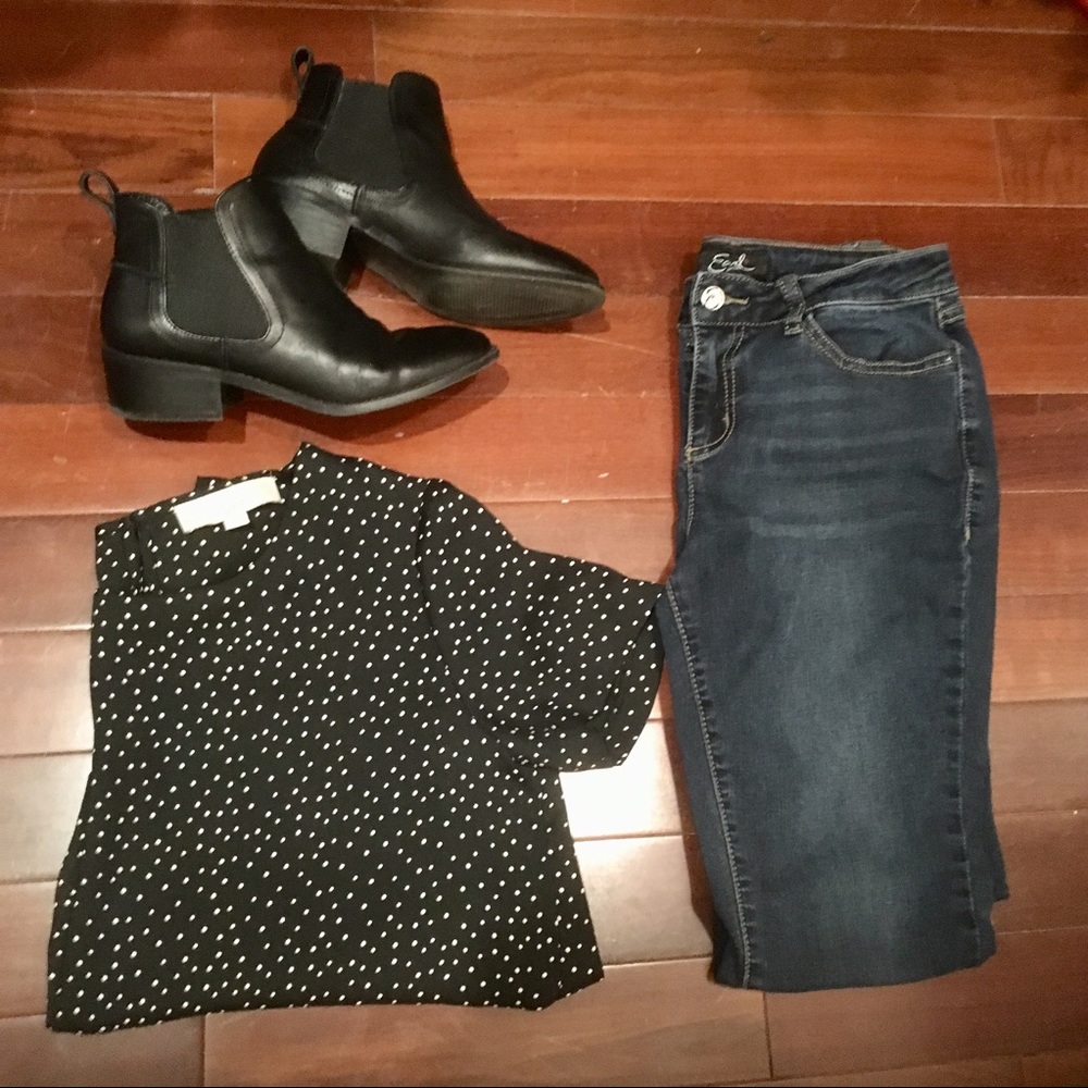 Comfortable soft denim skinny ankle jeans