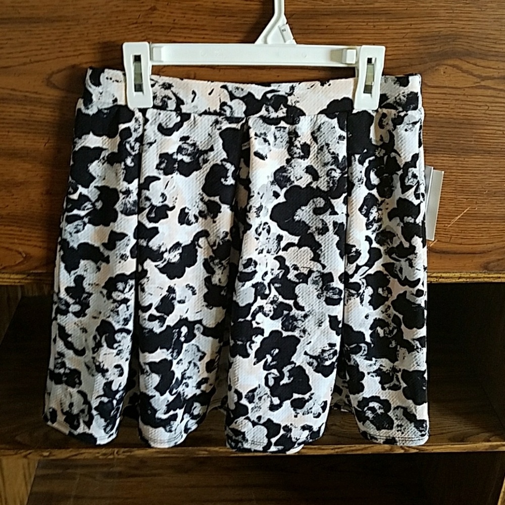 Floral A-Line skirt
