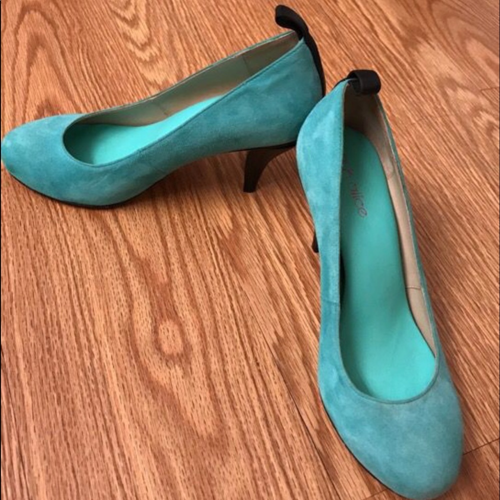 Blue heels