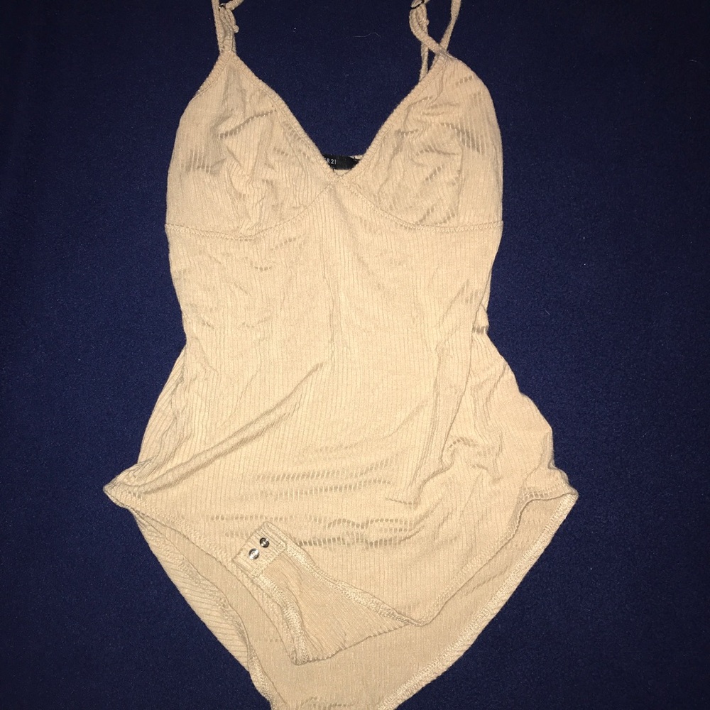 Tan bodysuit