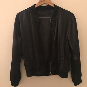 Satin Bomber Jacket