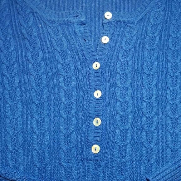 🔥 🔥FINAL PRICE 🔥🔥Vintage Bright Blue Sweater - Picture 3 of 5