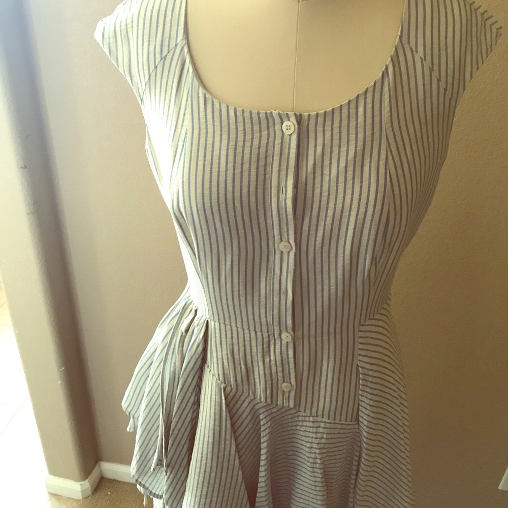 Calvin Klein Blue Stripped Dress