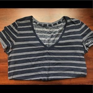 Urban outfitters navy v neck
