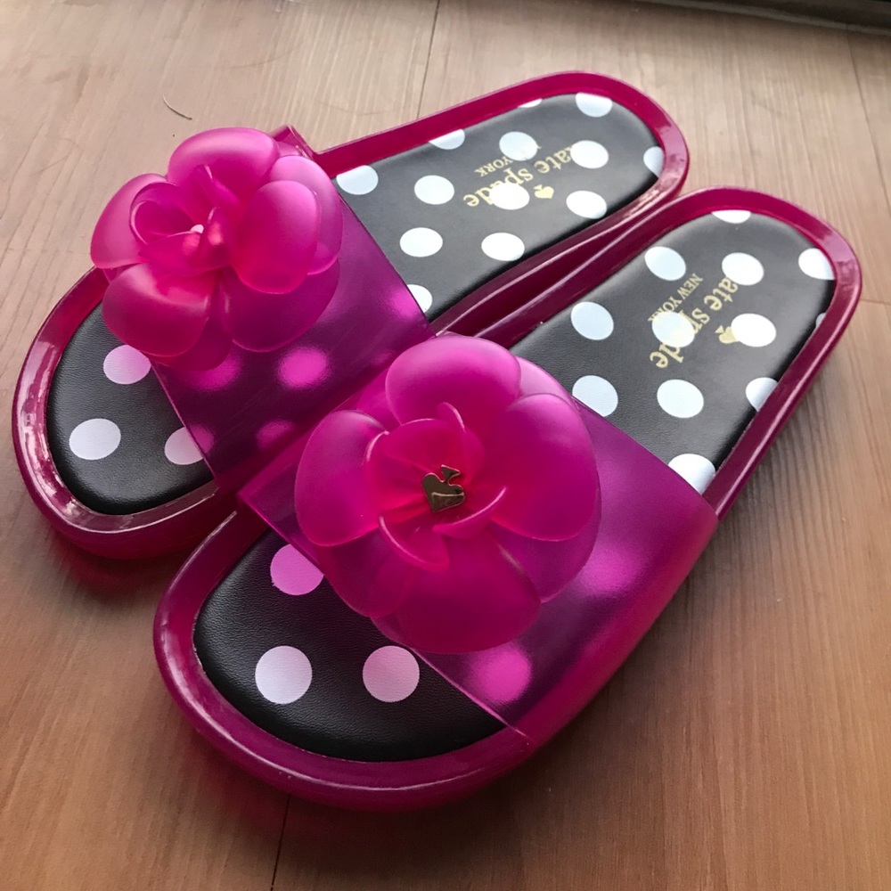 New! Kate Spade jelly slides!