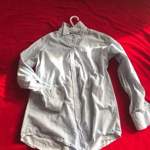 Free W/ purchase Aerie blue&white button dwn shirt