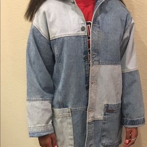 Calvin Klein patchwork jean jacket