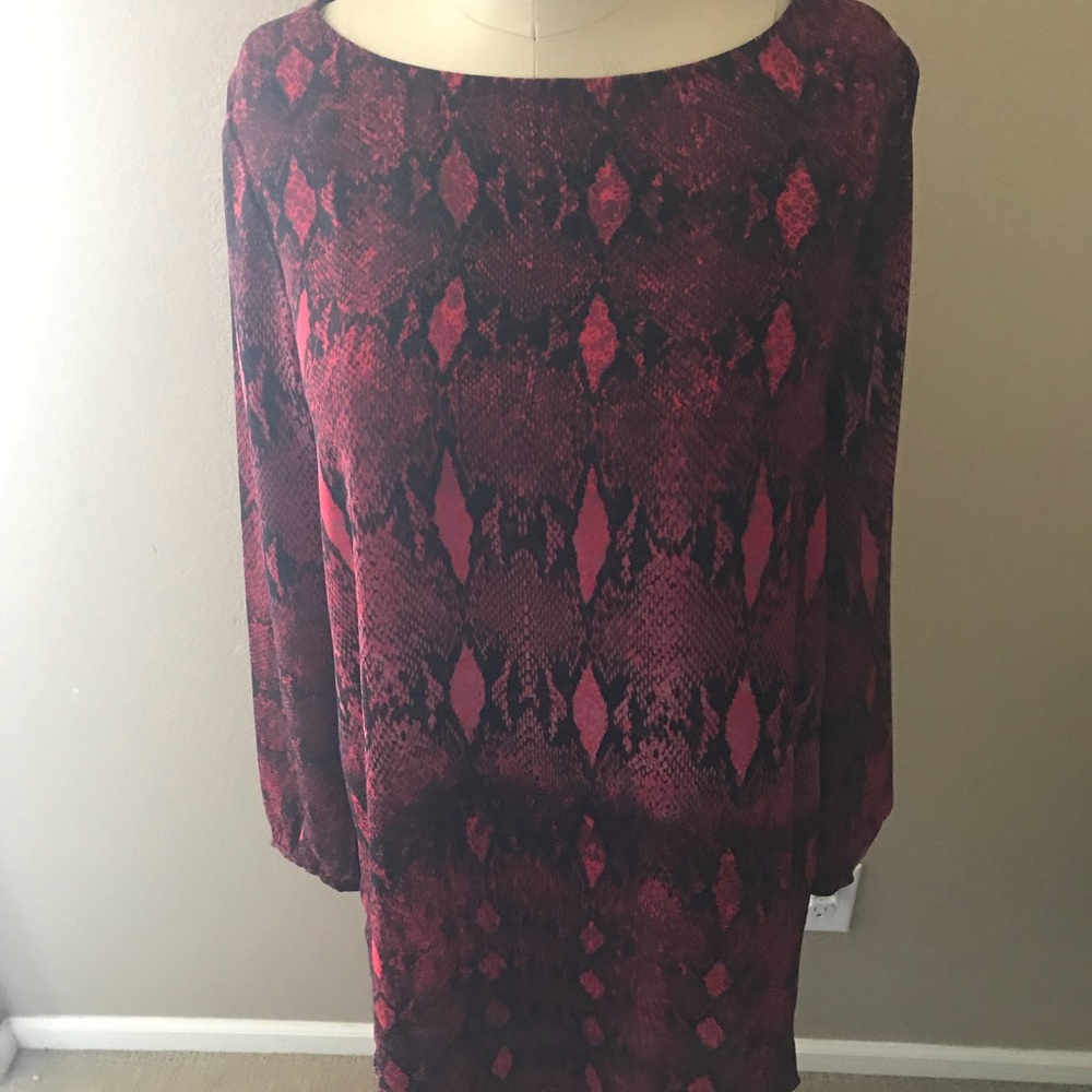 BB Dakota Red/Pink Dress