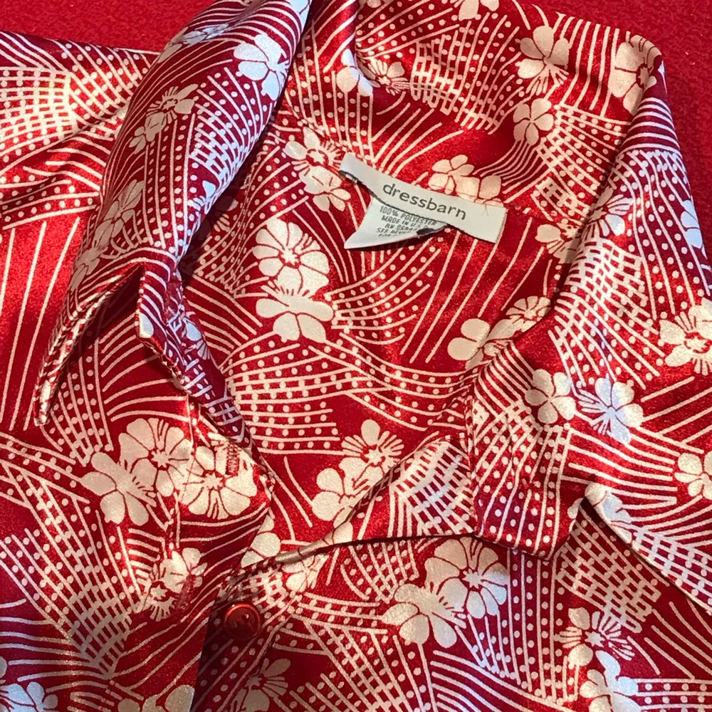 Dress Barn polyester blouse large - Picture 6 of 6