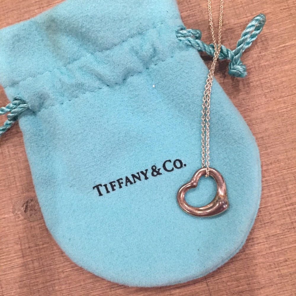 Tiffany & Co. Sterling Silver Heart Necklace