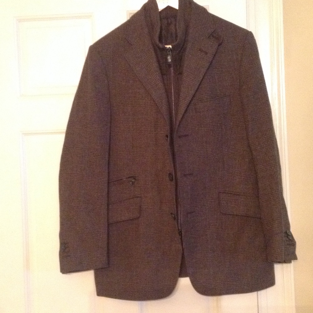 CORNELIANI Virgin Wool And Cashmere Blazer /Jacket