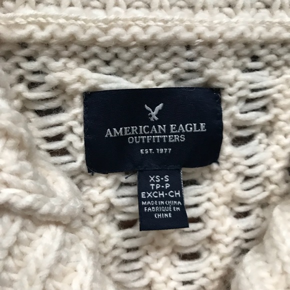 ❄️❄️AE Cream Cable Knit Sweater - Picture 7 of 8