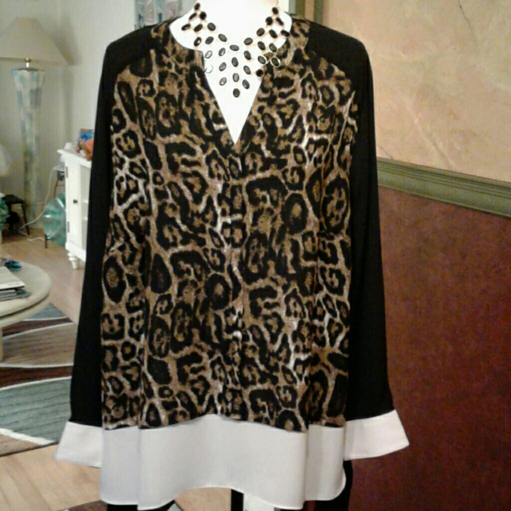 Sexy Leopard print blouse